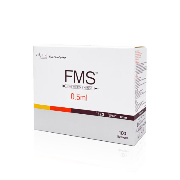 FMS FINE MICRO 0.5ML SYRINGE 8MM (32G)