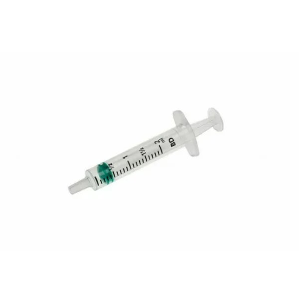2ML BD Emerald™ 3-Part Luer Slip Syringes