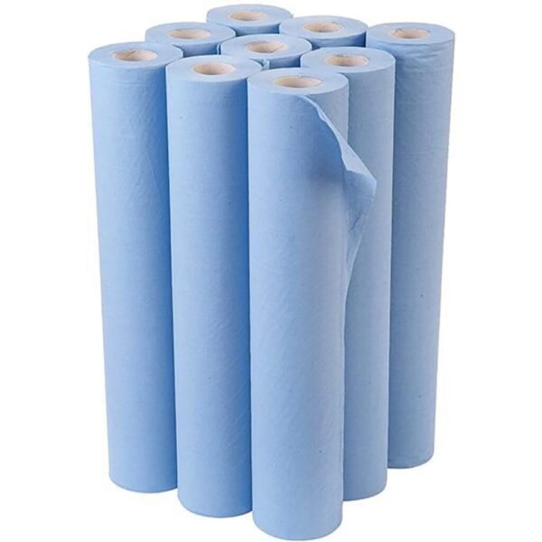 Essentials Blue Bed Roll / Couch Roll 20" - 2ply - 40m x 500mm