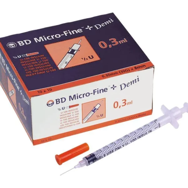 BD Micro-Fine 0.3mm (30G) x 8mm Insulin Needle