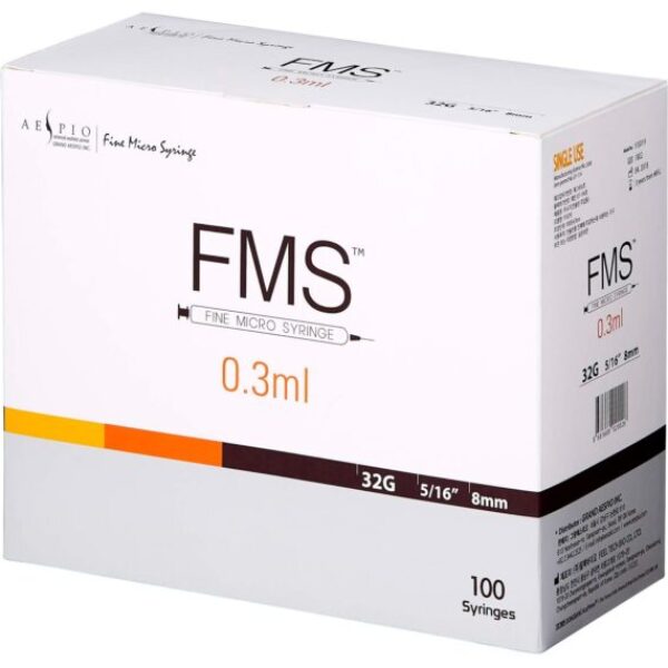 FMS FINE MICRO 0.3ML SYRINGE 8MM (32G)