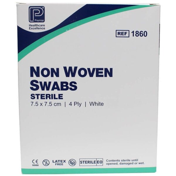 Healthcare Excellence Sterile Swabs 7.5cm x 7.5cm (200 pack)